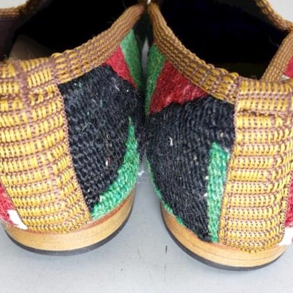 ARTEMIS DESIGN Co. Kilim Wool Loafers Flat Shoes - EU 38 / US 7.5 - Picture 4 of 7